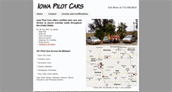 Desktop Screenshot of iowapilotcars.net